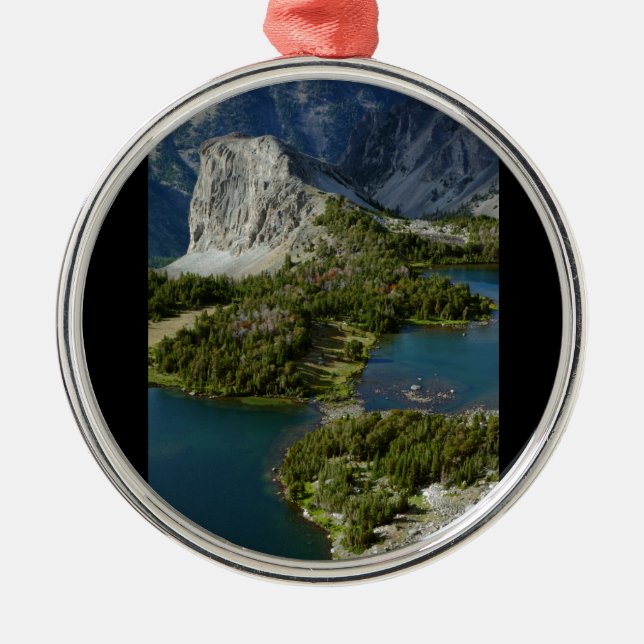 Twin Lakes Metal Ornament (Front)