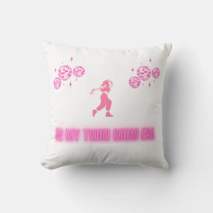 Twin Mom Dancing Throw Pillow