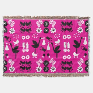 Twin Non Gender Stalk Delivery Throw Blanket