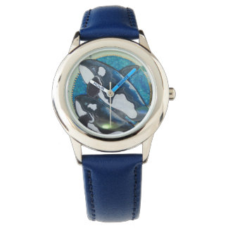 Twin orcas watch