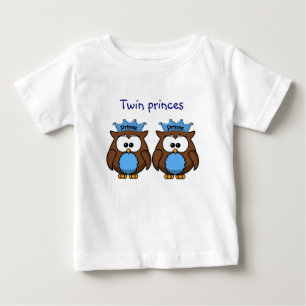 twin owl princes baby T-Shirt