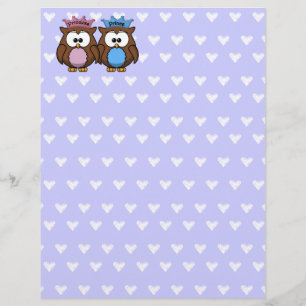 twin owl princess & prince