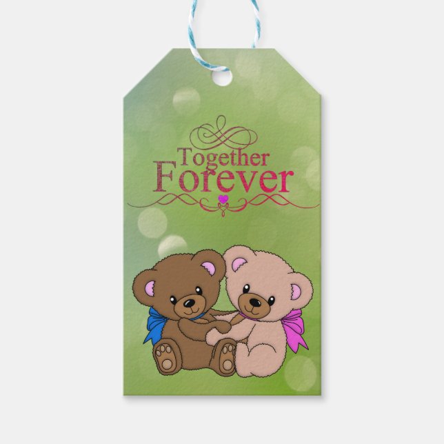 twin panda Gift Tag (Front)