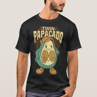 Twin Papacado Fathers Day T-Shirt