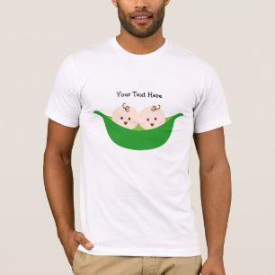 Twin Pea Pods (customizable) T-Shirt