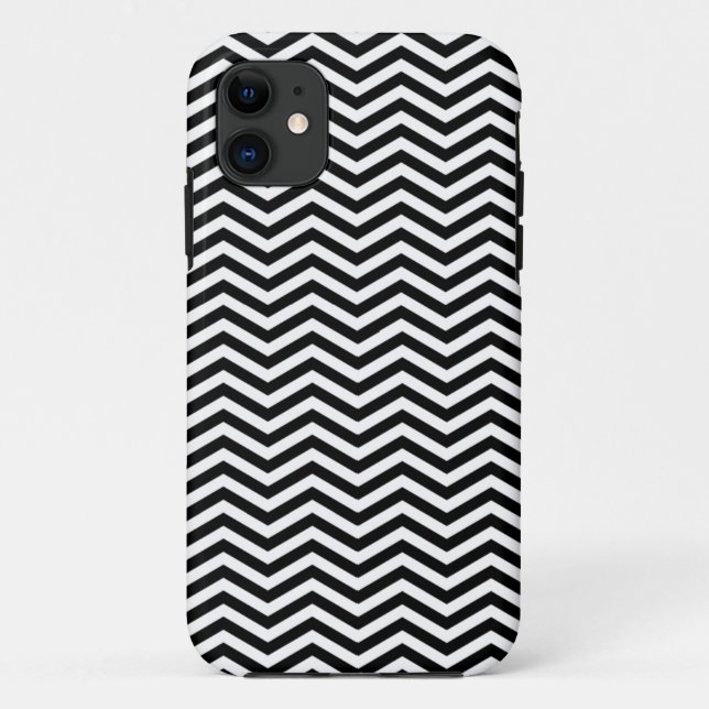 Twin Peaks Black and White Chevron iPhone 5 Case (Back)
