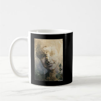 Twin Peaks Laura Double Exposed Forest Photo Premi Coffee Mug