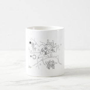 Twin peaks Mug - Black Logde Map