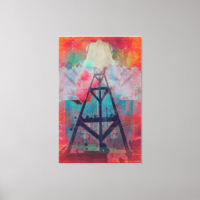 Twin Peaks Sutro Overload SanFrancisco Canvas Print (Front)