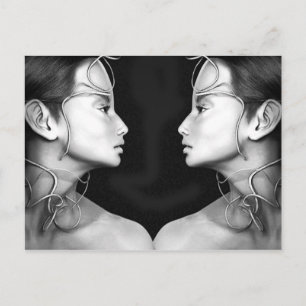 twin postcard