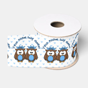 twin prince baby shower ribbon grosgrain ribbon