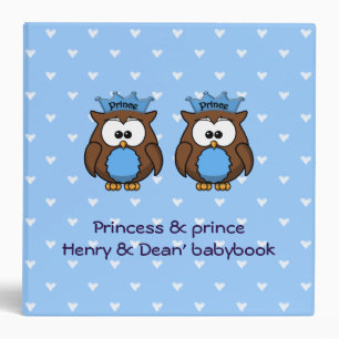 twin princes owl binder