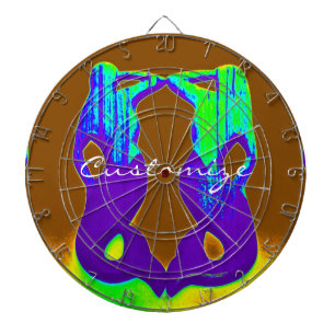 twin purple lookout mermaids dartboard