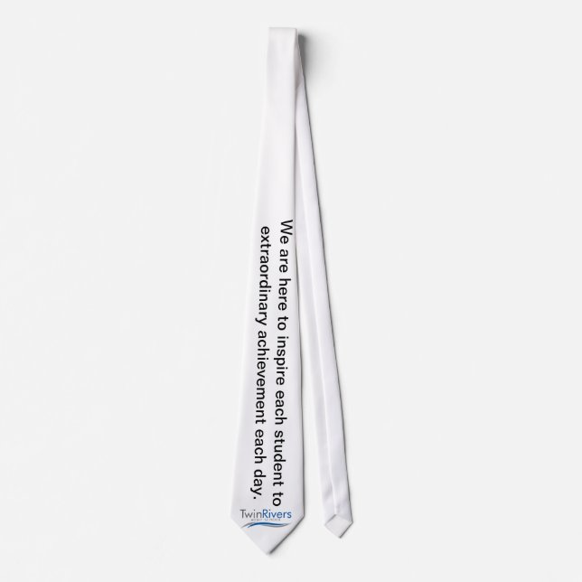 Twin Rivers Adult School Tie (Front)
