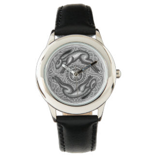 Twin Running Hares Time Piece Watch
