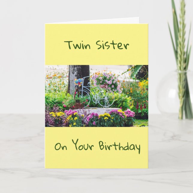 **TWIN SISTER** RELAX / IT'S YOUR DAY CARD (Front)
