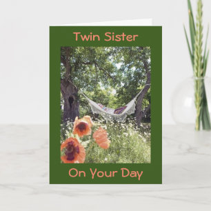 **TWIN SISTER** RELAX / IT'S YOUR DAY CARD