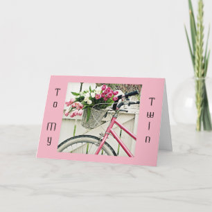 ***TWIN SISTER'S**** MOTHER'S DAY WISH WITH LOVE CARD