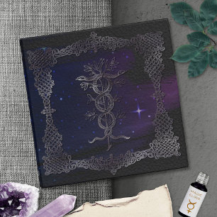 Twin Snakes Dark Cosmic Alchemy Book of Shadows Binder