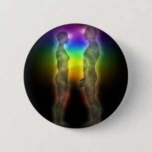 twin souls chakras first meeting 2 inch round button