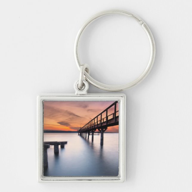 Twin Spits Keychain (Front)