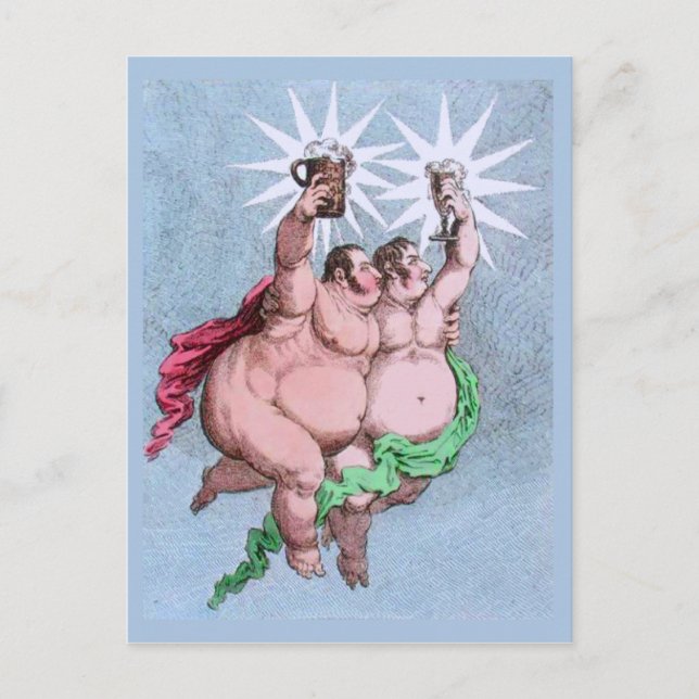 Twin Stars Castor and Pollux by Gillray Postcard (Front)