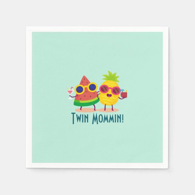 Twin Summer Fruits Napkin (Front)