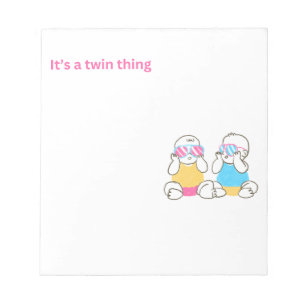 Twin Thing Notepad