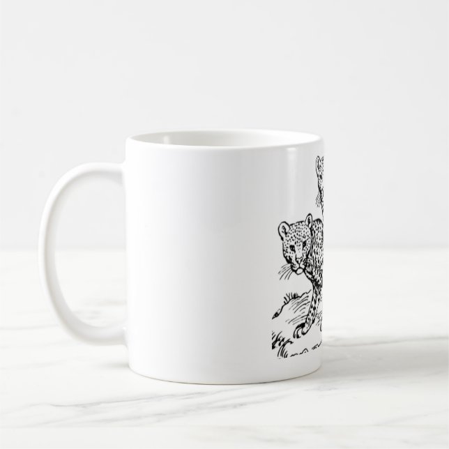Twin Tiger Mug (Left)