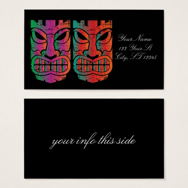 Twin Tiki Sculpture Thunder_Cove (Front & Back)