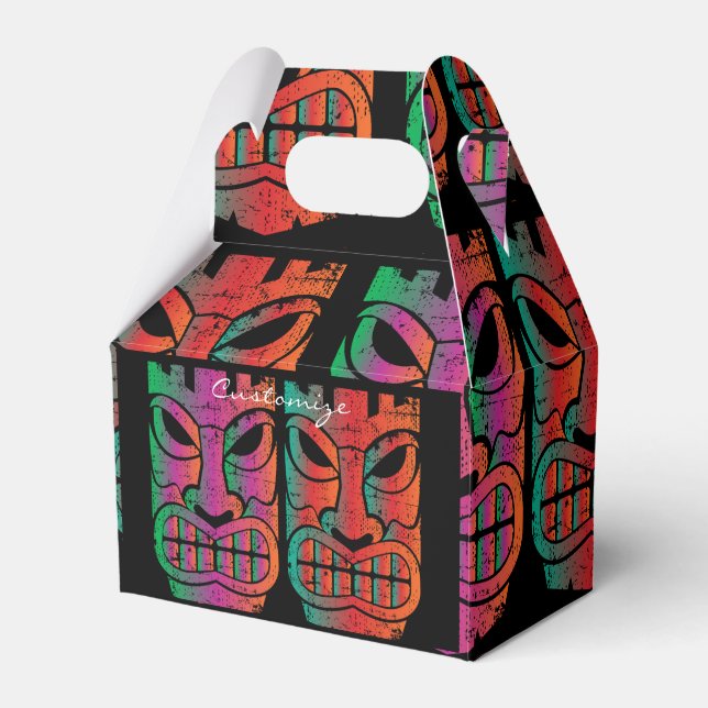 Twin Tiki Sculpture Thunder_Cove Favor Box (Front Side)