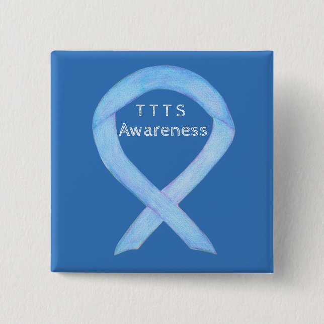 Twin to Twin Transfusion TTTS Awareness Ribbon Pin (Front)
