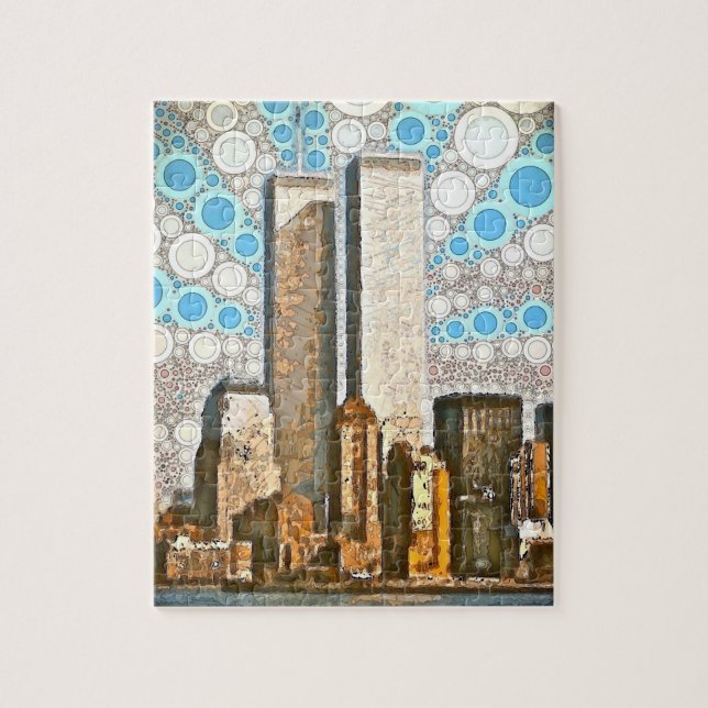 Twin Towers 1995 Puzzle (Vertical)