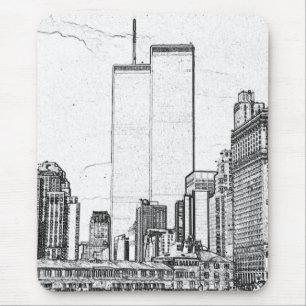 Twin Towers Mouse Pad