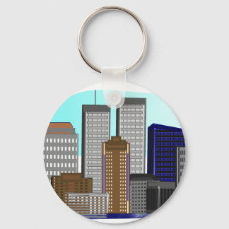 Twin Towers New York---Unique Art Gifts Keychain