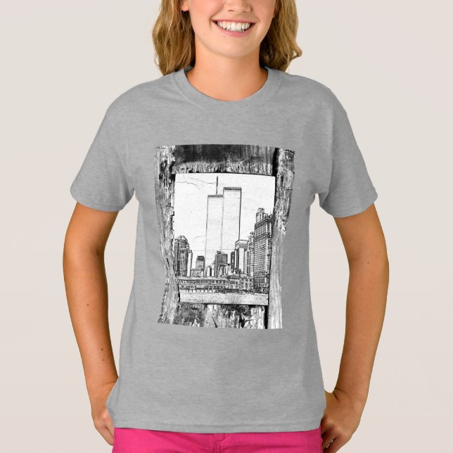 Twin Towers  T-Shirt (Front)