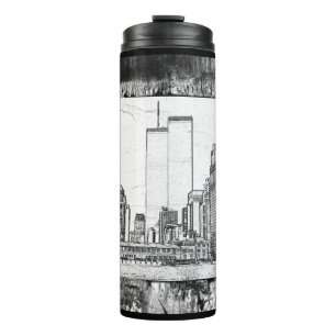 Twin Towers Thermal Tumbler