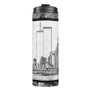 Twin Towers Thermal Tumbler