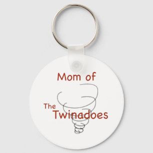 Twinadoes Mom Keychain