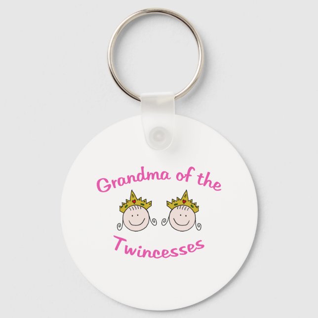 Twincess Grandma Keychain (Front)