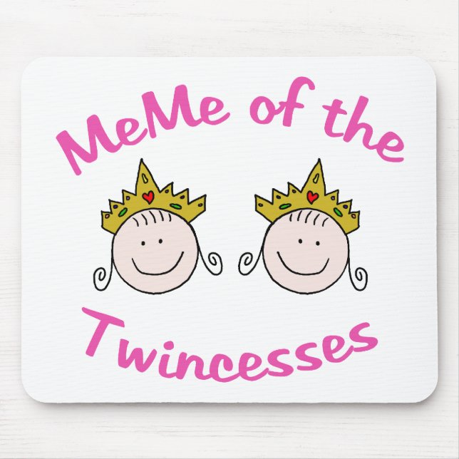 Twincess Meme Mouse Pad (Front)