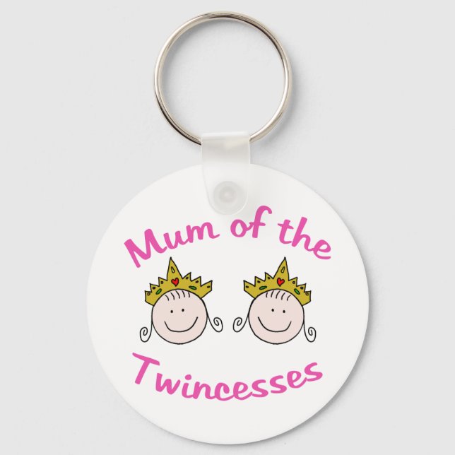 Twincess Mum Keychain (Front)
