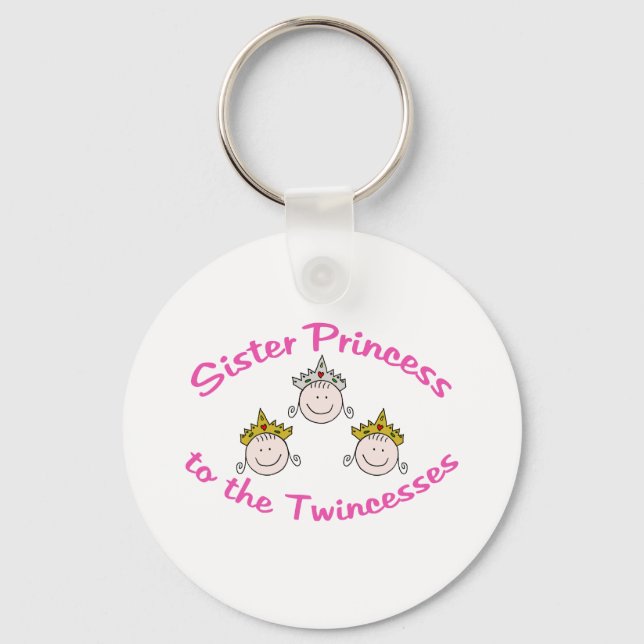 Twincess Sister Keychain (Front)