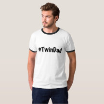 #TwinDad Hashtag Twin Dad Men's Ringer T-Shirt