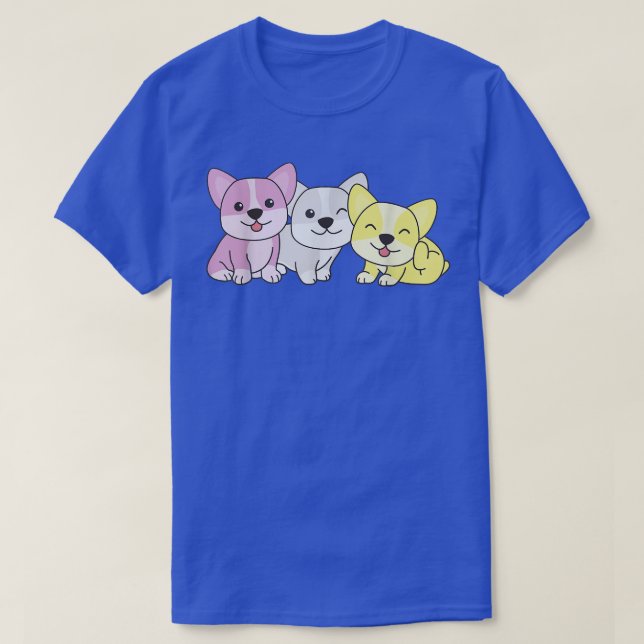 Twink Flag Pride Lgbtq Dogs Twink Corgi  T-Shirt (Design Front)