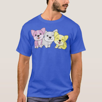 Twink Flag Pride Lgbtq Dogs Twink Corgi  T-Shirt