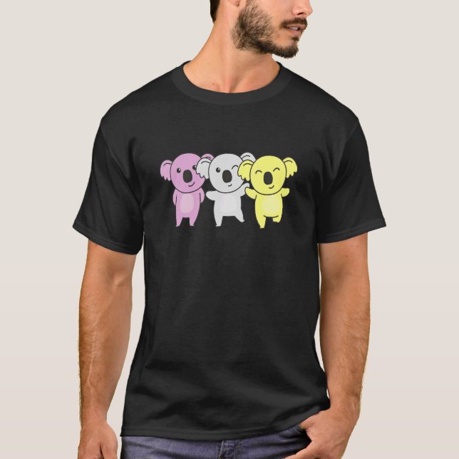 Twink Flag Pride Lgbtq Koalas Cute Twink Koala T-Shirt (Front)