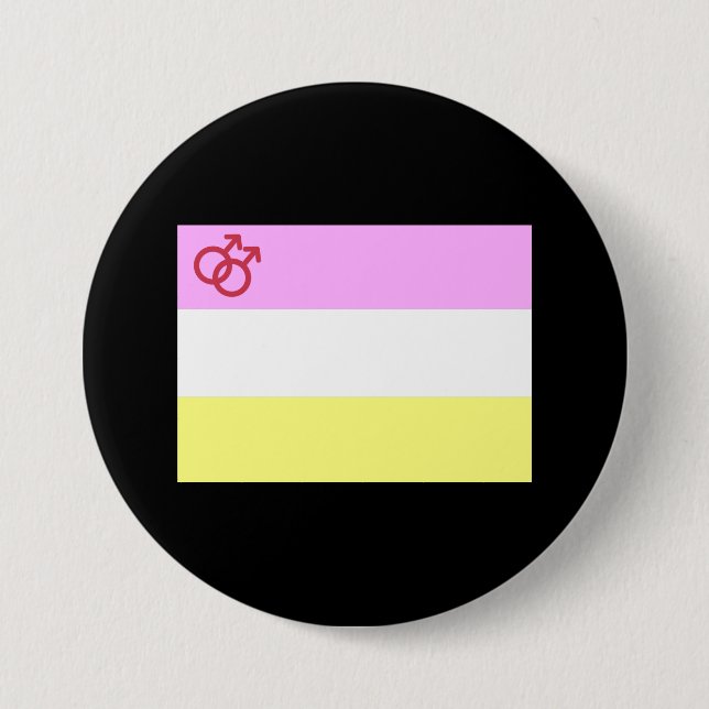 Twink Pride 3 Inch Round Button (Front)