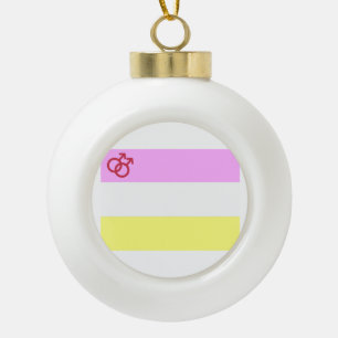 Twink Pride Ceramic Ball Christmas Ornament