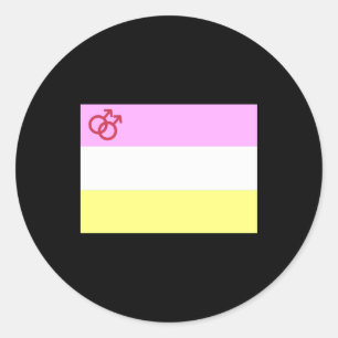 Twink Pride Classic Round Sticker